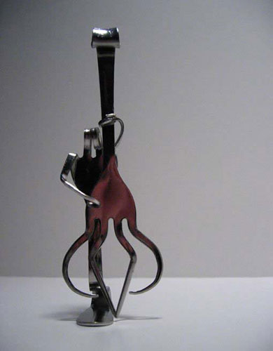 絕對雷人的創(chuàng)意用刀刀叉叉做裝飾