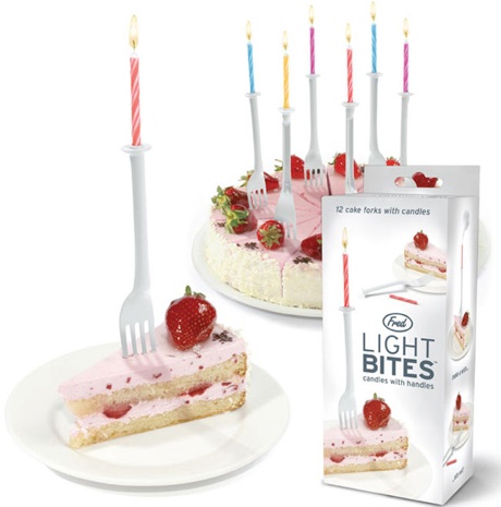 蛋糕燭臺 蠟燭和叉子完美結(jié)合