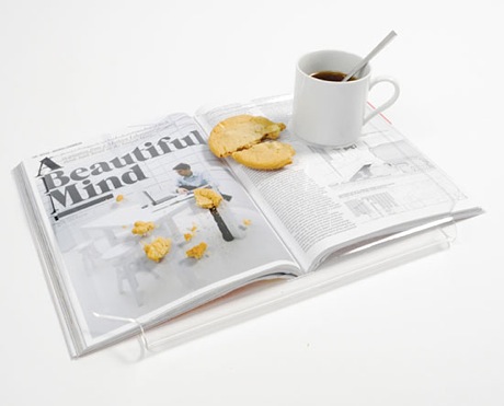 不愁食物掉滿地的閱讀托盤