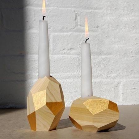 炫彩羞澀的蠟燭