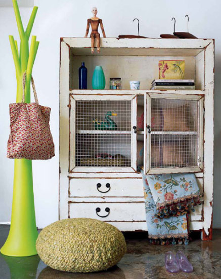 復古舊家具讓房間變得鳥語花香