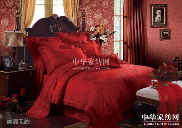 居夢萊家紡:婚慶床品選擇方案及注意事項