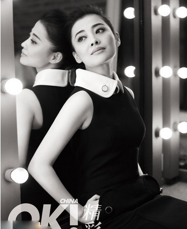 梅婷登雜志封面大片造型復古