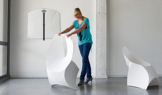 美國(guó)信封樣式便攜折疊椅