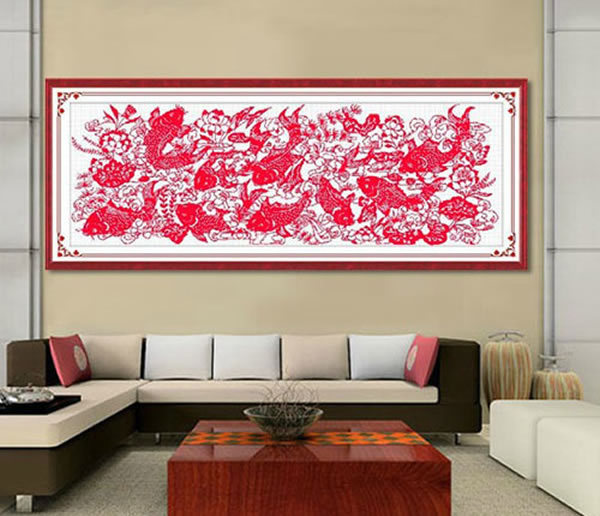 融入剪紙元素的各類家居陳設(shè)(2)