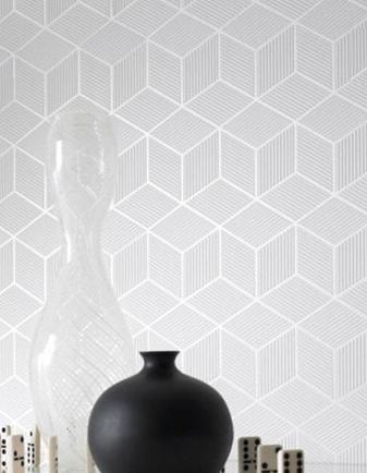 用抽象派壁紙裝扮經(jīng)典現(xiàn)代家居