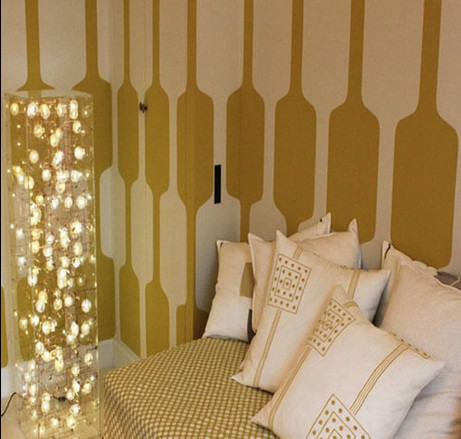 用抽象派壁紙裝扮經(jīng)典現(xiàn)代家居