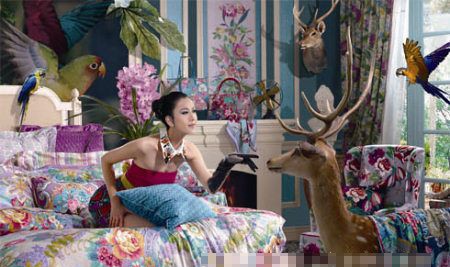 富安娜2014春夏新品“游園·驚艷”發(fā)布