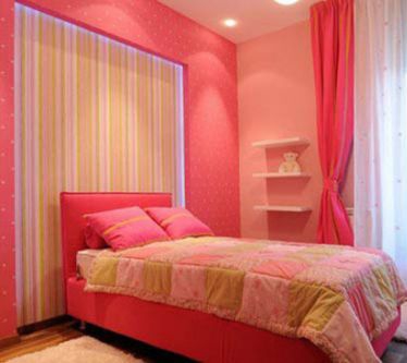 粉紅臥室讓家充滿甜美溫馨味道