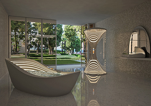 超炫的極光衛(wèi)浴