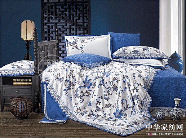 雨蘭“藍(lán)色貴人”床品 彰顯尊貴與不凡氣度